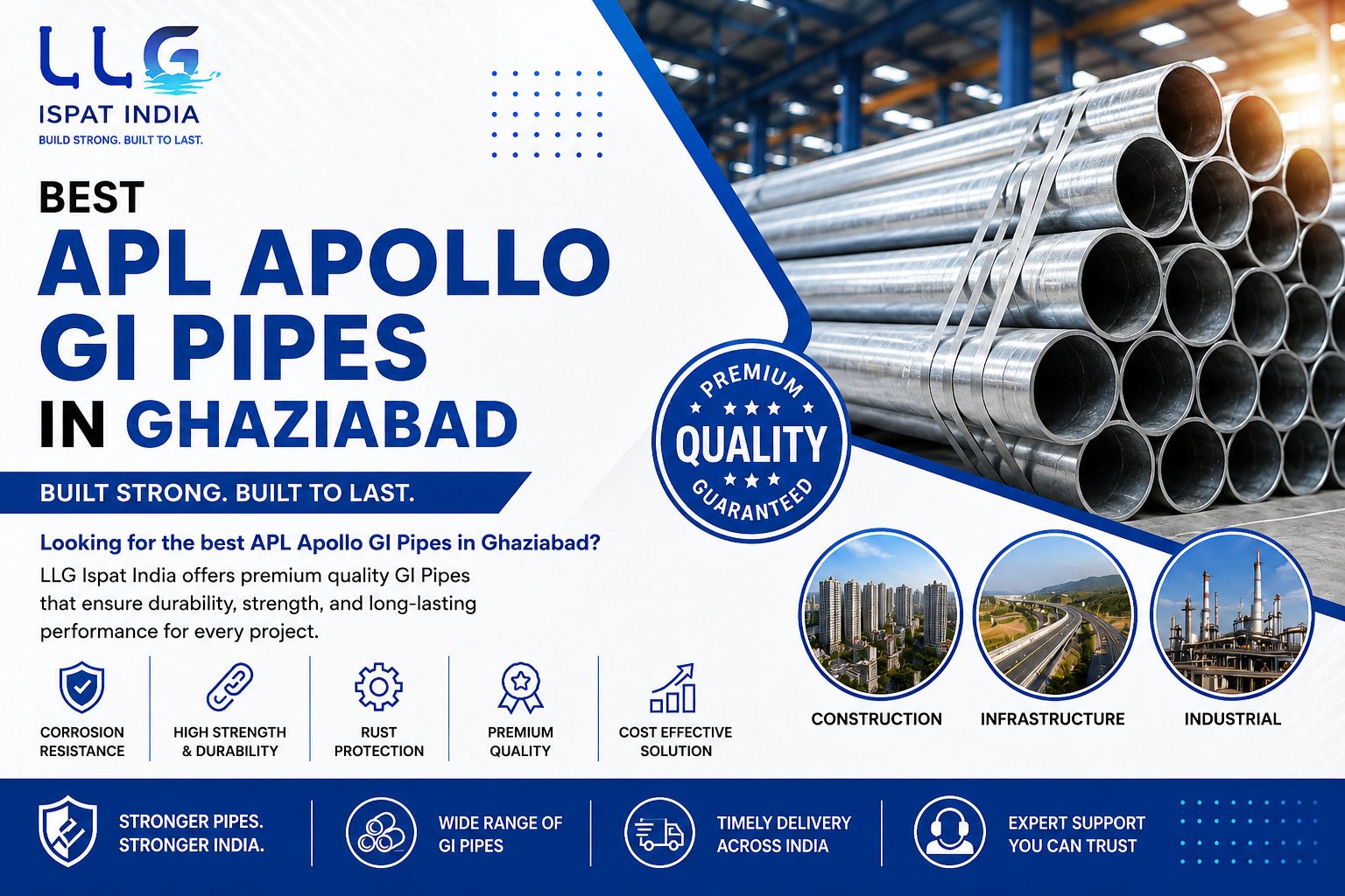 Best APL Apollo GI Pipes in Ghaziabad
