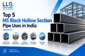 Top 5 MS Black Hollow Section Pipe Uses in India