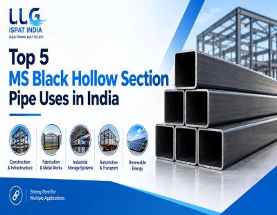 Top 5 MS Black Hollow Section Pipe Uses in India